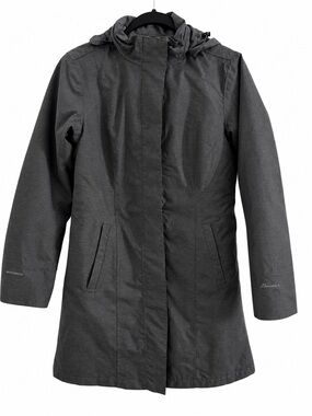 Eddie Bauer WeatherEdge Women’s Hooded 3-in-1 Insulated Rain Jacket Gray S